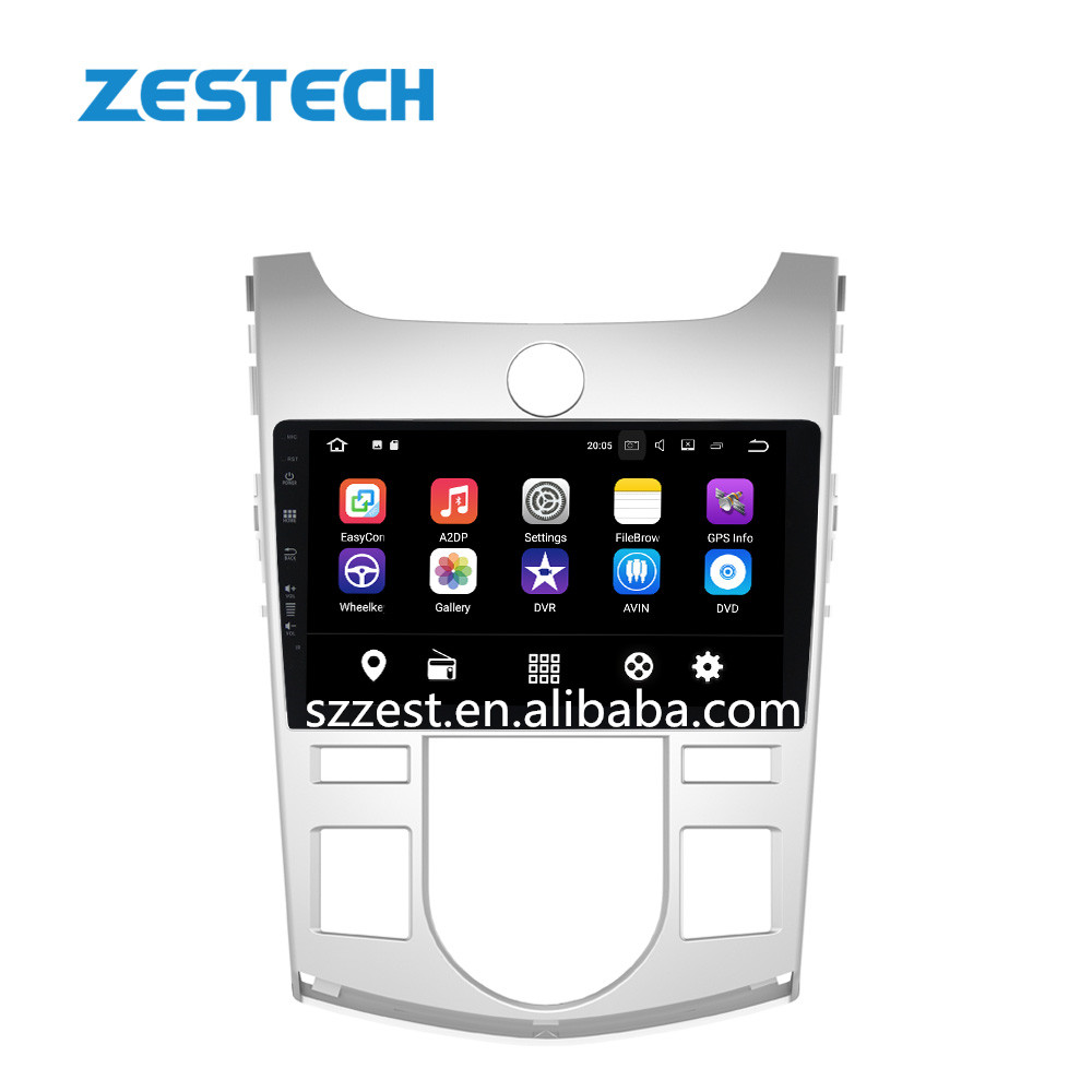 9 inch Single din Android 10.0 Car DVD GPS navigation Stereo Player For KIA SHUMA/FORTE/CERATO A/C MANUAL Auto Audio