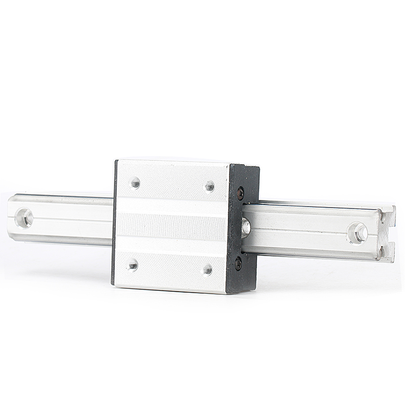 Silver Black Aluminum double rod 16mm dual-axis linear guide track roller slider bearing LGB16 4 6 wheels LGD16