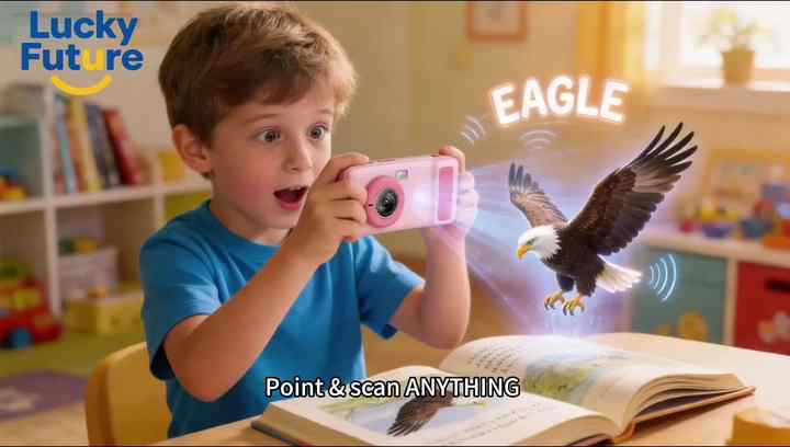 Hot AI Machine Learning Camera with Digital Video HD Screen Plastic ...