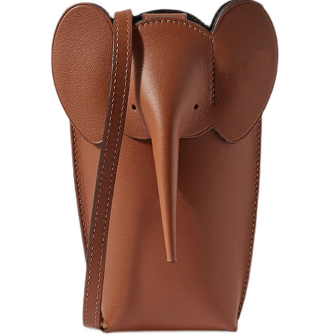 2021阿里巴巴名牌大象手机包,可爱动物大象皮包斜挎包