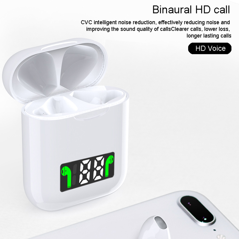 i99 Tws Mini Pop-up Wireless Bass Stereo Bluetooth Earphones Tap Control Earbuds with Charging Box for xiaomi PK i30 i80 i200