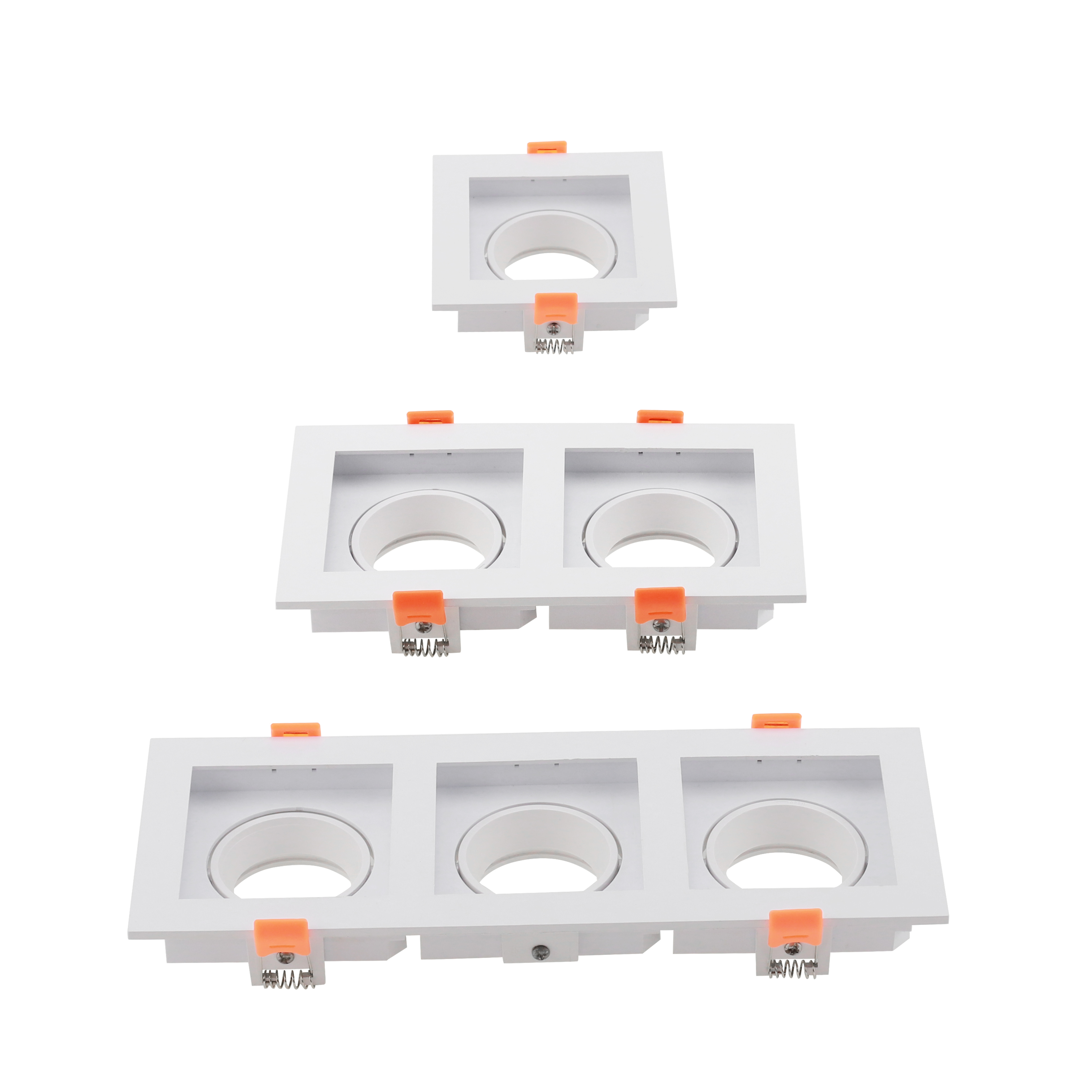 Низкая цена, антибликовый светодиодный потолочный светильник GU10 MR16, регулируемая рама лампы