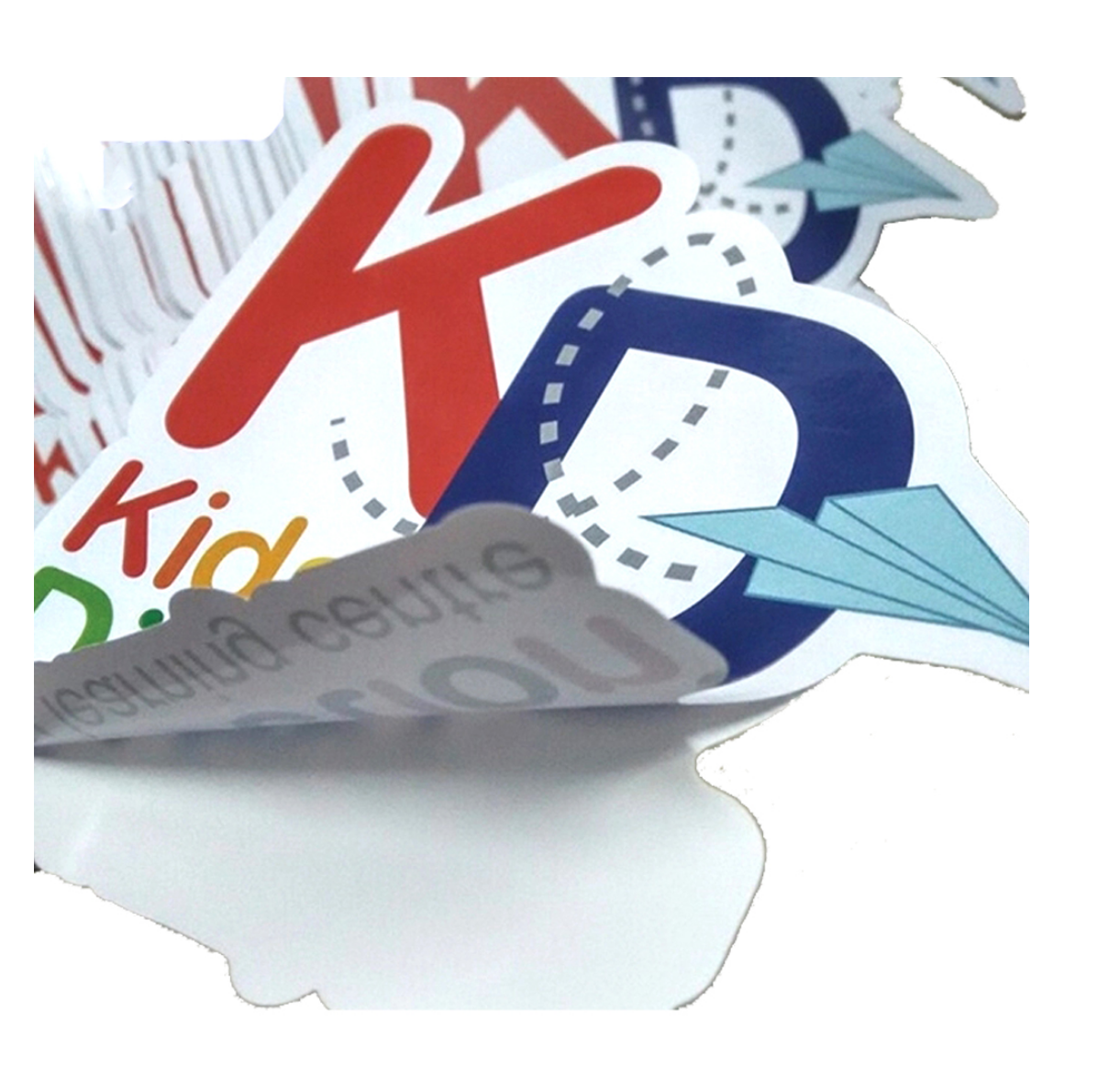 Виниловая наклейка 4x4 с большой круглой этикеткой