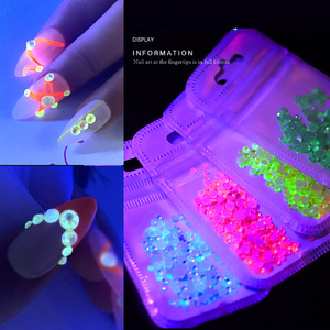 XULIN AB Hotfix Rhinestones Wholesale Non Hot Fix Noctilucent Nail Art Rhinestone For Iron On Crystal Design