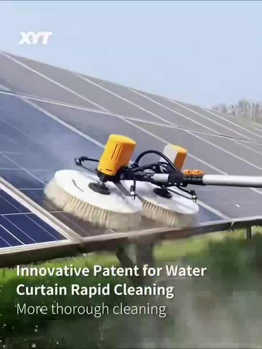XYT Hot Sales X4 Double Head Brush for Efficient Solar Panel