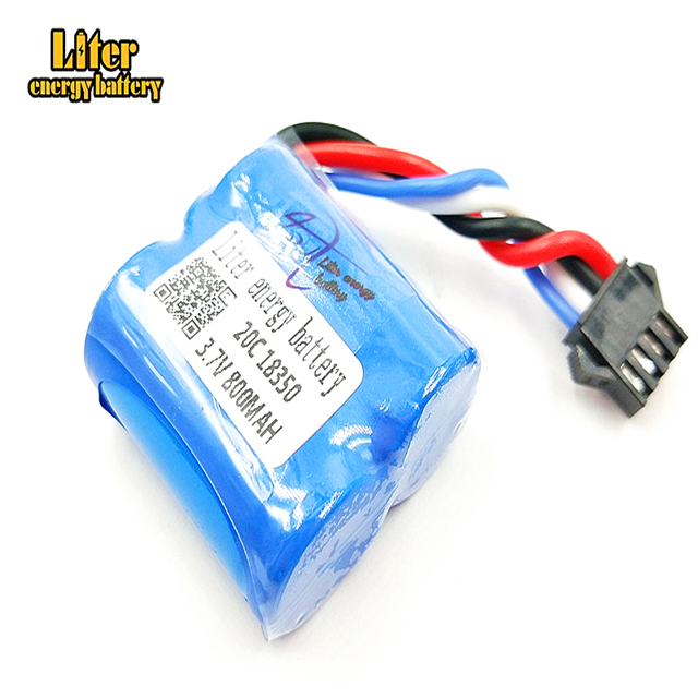 3,7 в 800 мАч 18350 литий-полимерный аккумулятор для UDI R/C UDI001 UDI011 Venom скоростная лодка Li-Ion SM-4P Замена