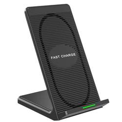 Phone Holder Atomatic Phone Stand Wireless Charger With Cooling Fan