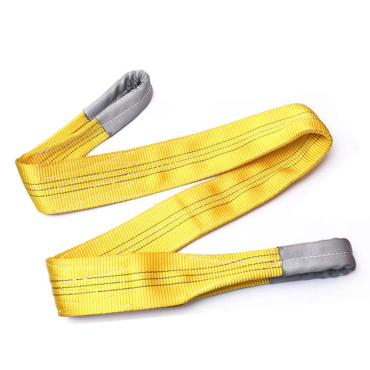 3 Ton Lift Sling Straps Duplex Webbing Lifting Flat Sling Hoist Crane Cargo Strap 2m