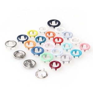 Oeko-Tex 100 Customized Brass Metal Prong Ring Snap Button for Clothes