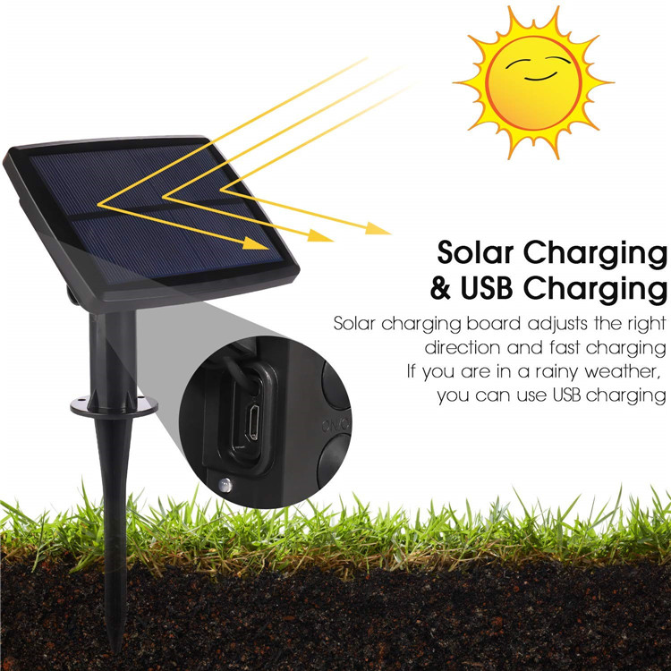 Hotsale energy saving 28ft manufacturer Outdoor waterproof LED G40 LED string light powered by solar panel