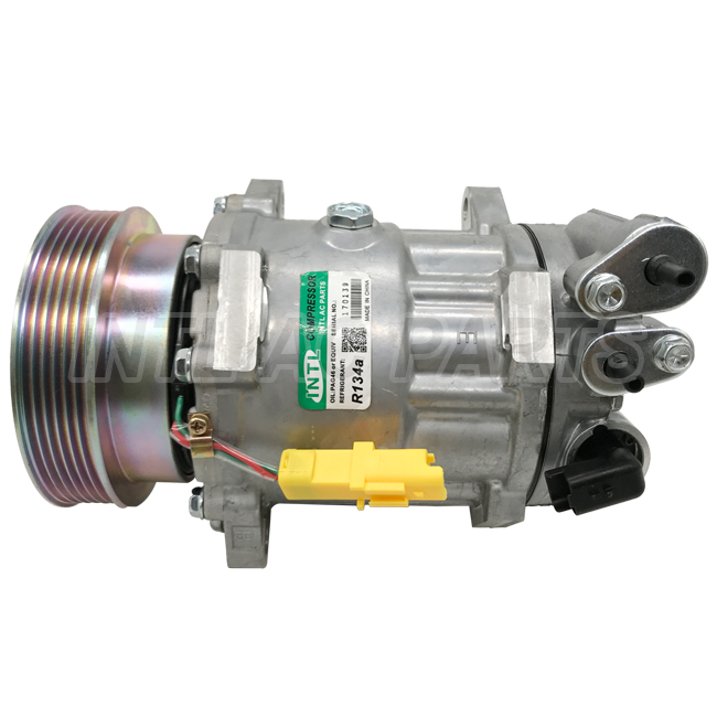 c  9663315580 SD7C16 for CITROEN C5 C6 PEUGEOT 607 407 AC Compressor