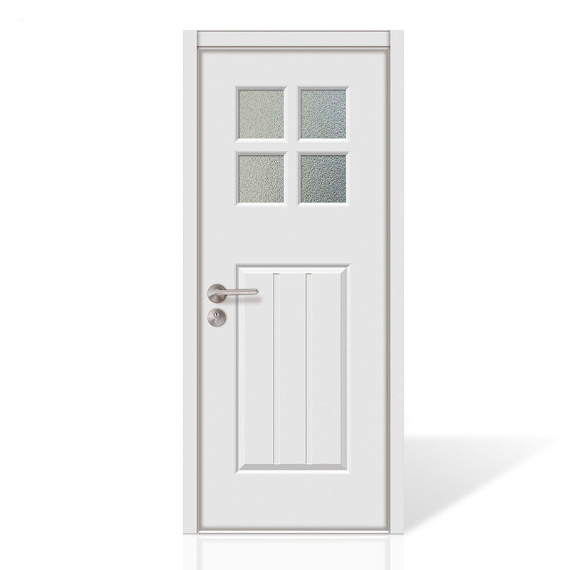 New product launch in china Luxury styles bathroom carved panel solid wood door