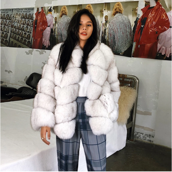 winter jacket women long parka real fur coat natural fox fur collar jacket army green long parka fashion sweet wear