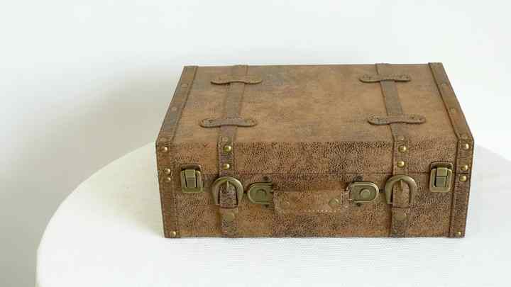 Wooden Suitcase Storage Small Antique Suitcase Whoboxes