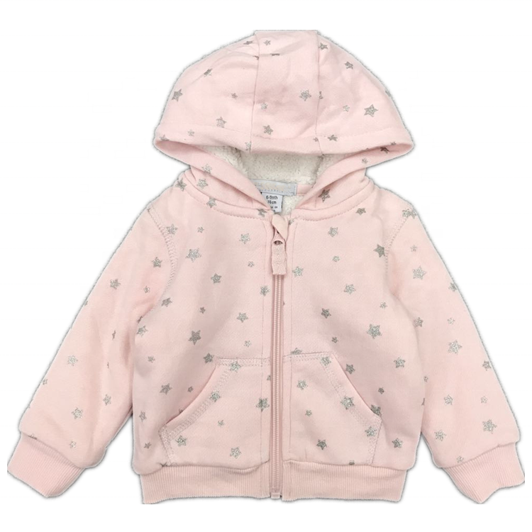 В наличии, оптовая продажа, зимняя хлопковая куртка с длинным рукавом для девочек, теплые куртки с капюшоном для маленьких девочек