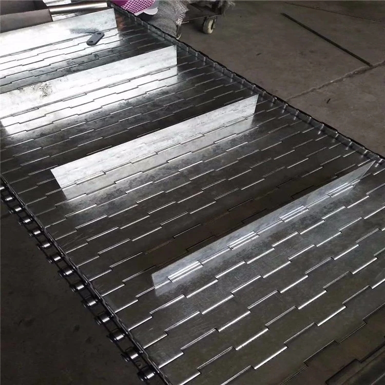 SUS304 Plate Link Wire Mesh Conveyor Belt For Food Grain Transport