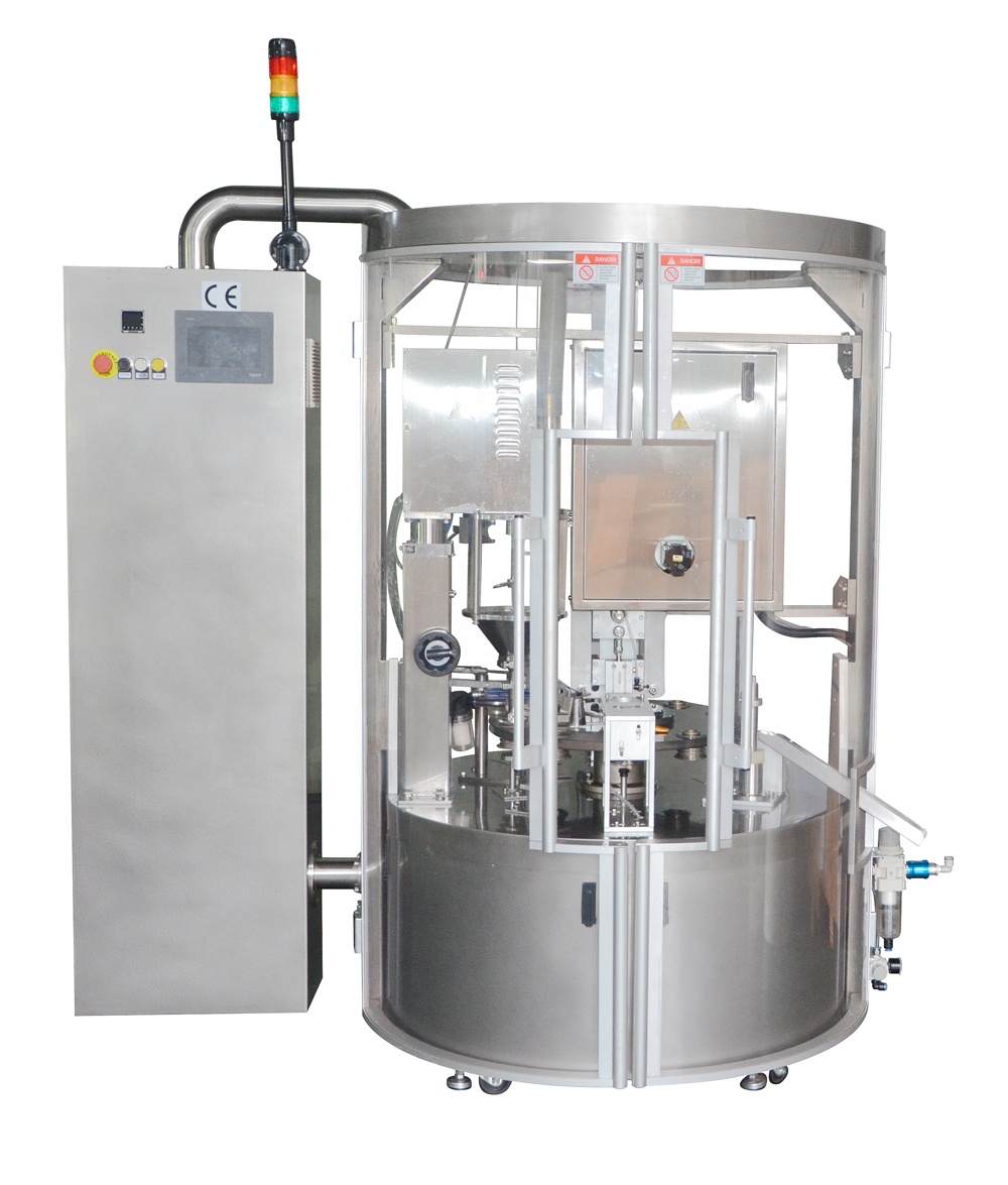 2020 г., Sunyi, заводская цена, горячая Распродажа, новый тип, ротационная Кофеварка Nespresso, машина для наполнения и запечатывания капсул кофе