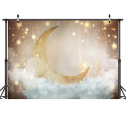 Moon Photography Background Cloth Children Baby Characters 3D Studio Photo Studio Background Cloth