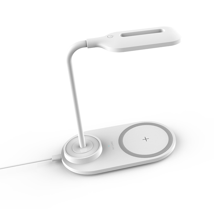 Многофункциональное 10 Вт Быстрое беспроводное зарядное устройство для настольной лампы