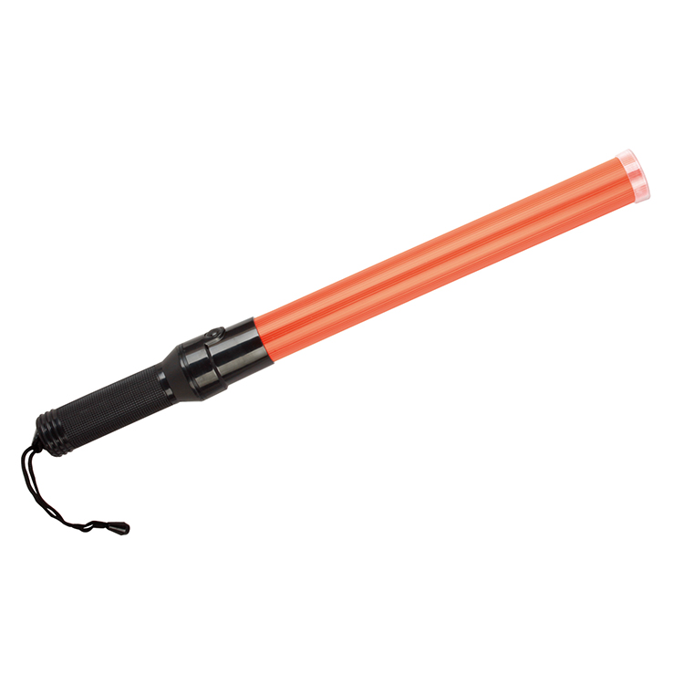 Перезаряжаемая красная светодиодная полицейская пробковая палочка