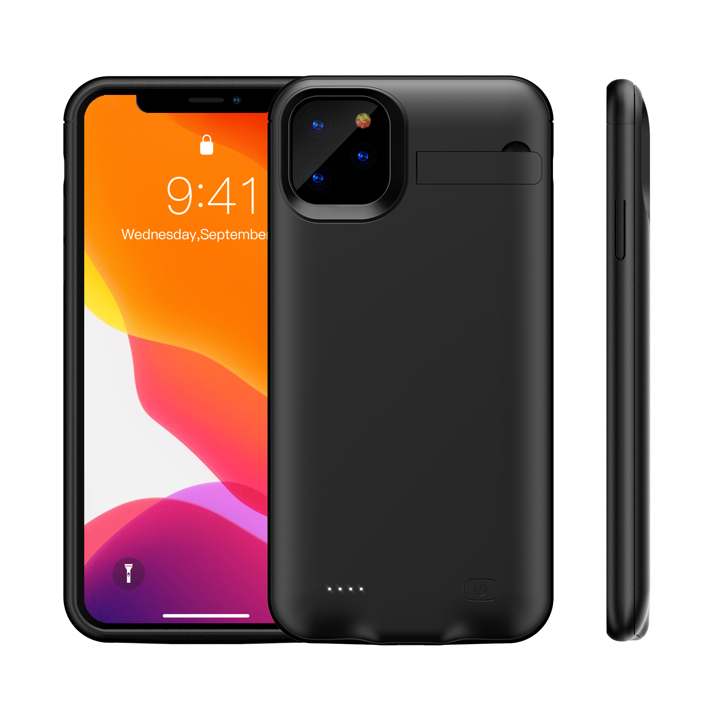 Для Iphone 11 Pro MAX портативный Задний зажим зарядное устройство Power Bank 5200 мАч 4200 мАч Универсальный зажим для мобильного телефона чехол-аккумулятор для Iphone 11 Pro