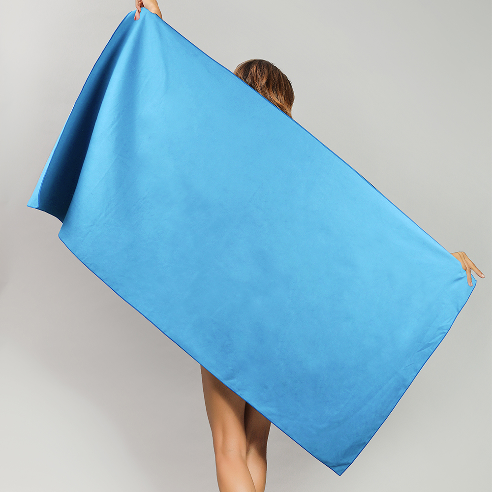 swodart solid color beach towel quick dry swimming towel ready