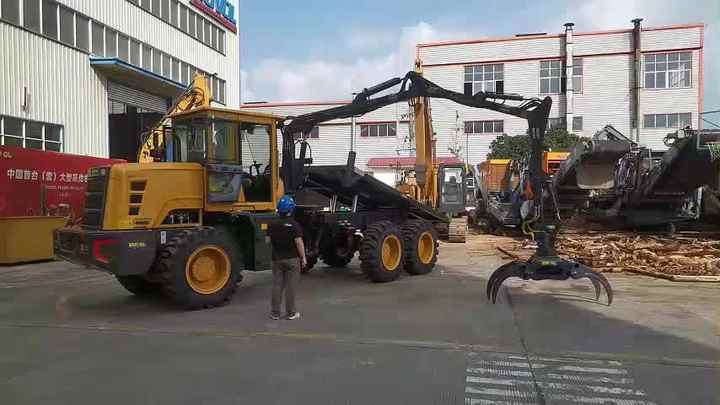 Xuvol 6WD Light-Duty 5Tons Payload Capacity Forestry Timber Forwarder ...