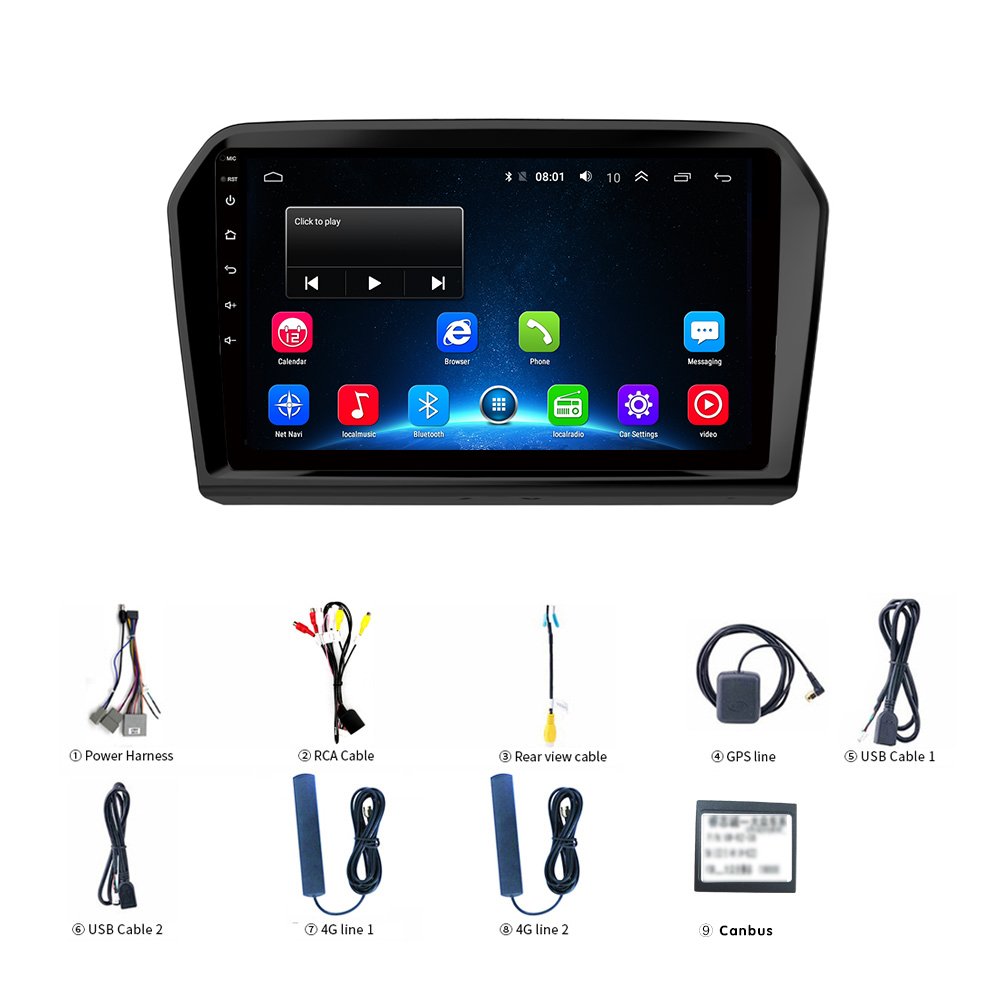 4G version car radio High performance 2+32G slim 9 inch touch screen car GPS navigation for VW Jetta 2016