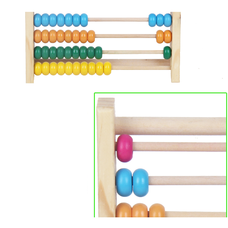 Amazon Best Selling Colorful Calculating Frame Toy New Design Developing Kids Math Operating Ability Wooden Educational Toys