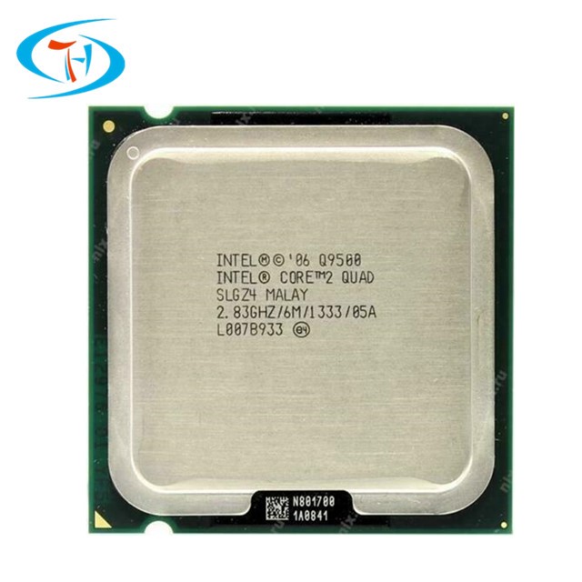 INTEL 2 четырехъядерный процессор Q9500 2,83 ГГц 6 Мб 1333 МГц LGA775 SLGZ4 настольный процессор