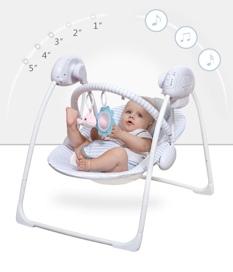 Привлекательный дизайн заказной автоматический новый стиль детская колыбель качели кровать