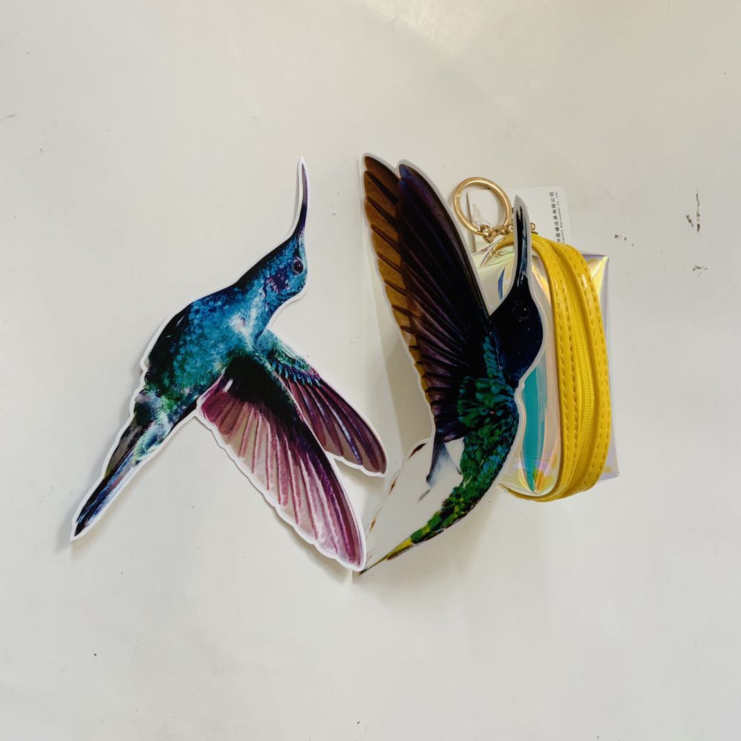 Экологичная Водонепроницаемая статическая липкая оконная пленка с 3d рисунком птицы, наклейка с защитой от УФ