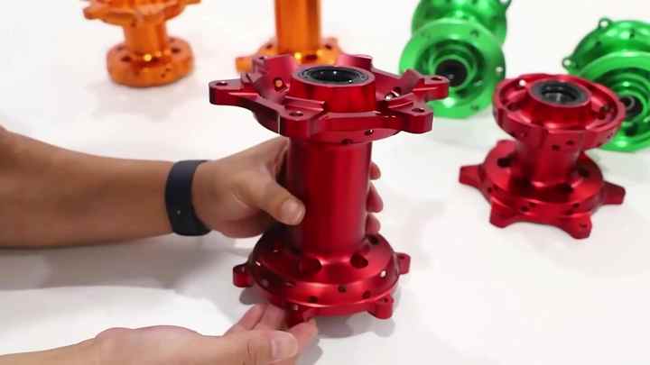 Kawasaki KXF250 KX450F CNC Wheel Set - 19/21 Inch Anodized Hubs
