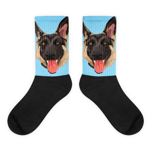 custom dog print socks