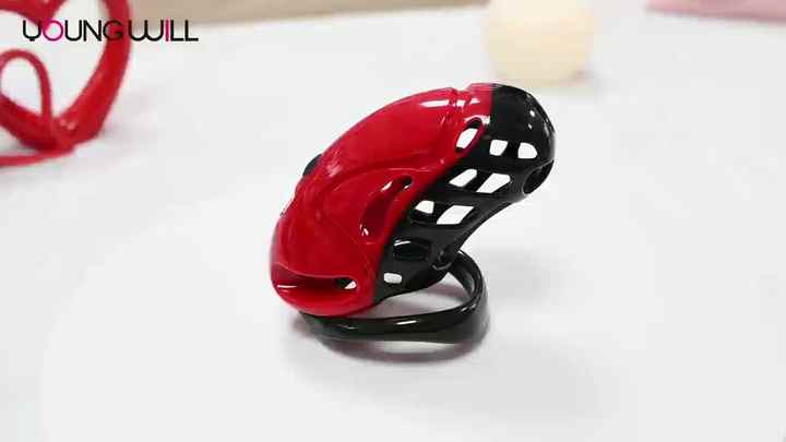 Size One-Piece Molding Male Chastity Cage With Built-In Vibrator for  Teasing Play Secure Lock and Easy to Clean Chastity Cage