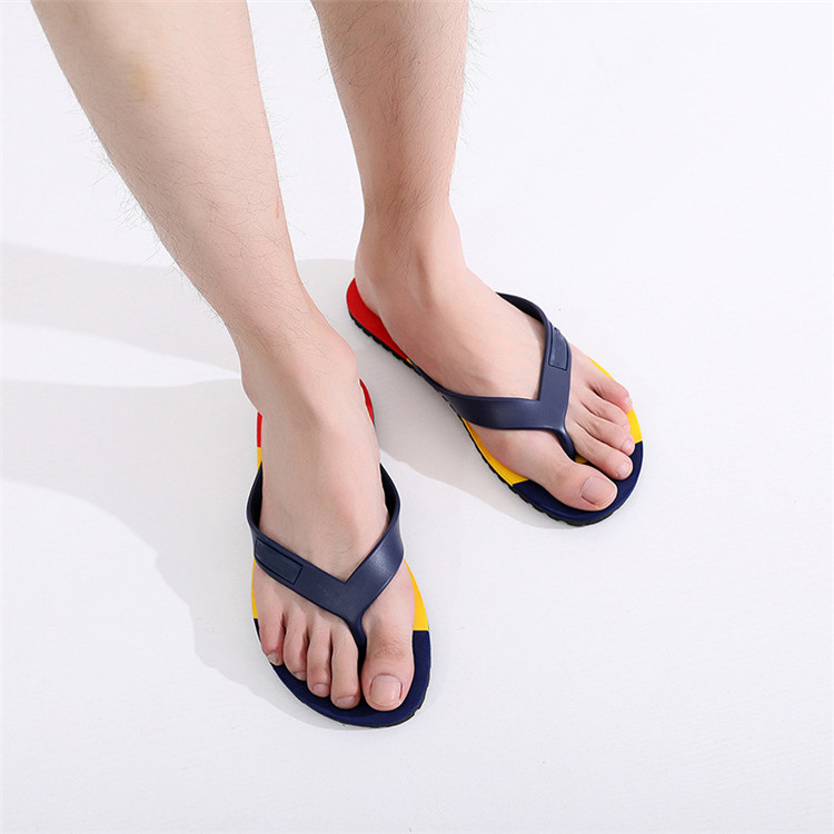 Men Sandals Summer Slippers Outddoor Casual Flat Shoes Mens Flip Flops Wholesale