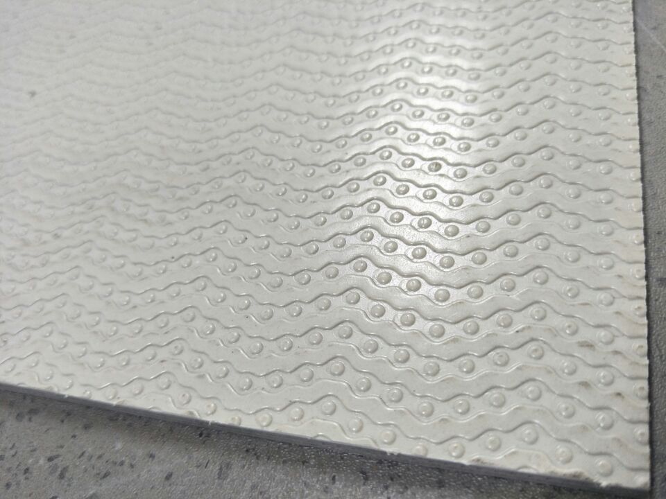 5毫米厚防滑松散铺设/胶水下来 pvc 厨房大型塑料乙烯基板地垫