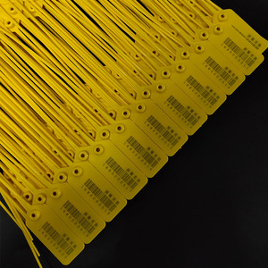 OEM Printing Design Security Plastic Seal for Shipping Transportation Using