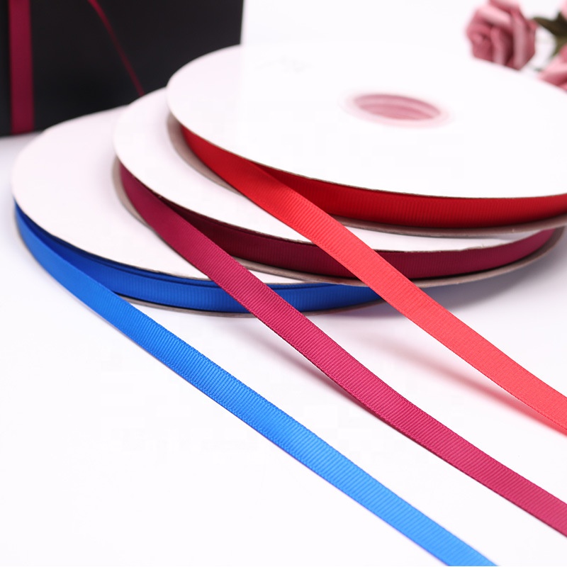 Однотонная корсажная лента из полиэстера, 196 цветов, 9 мм