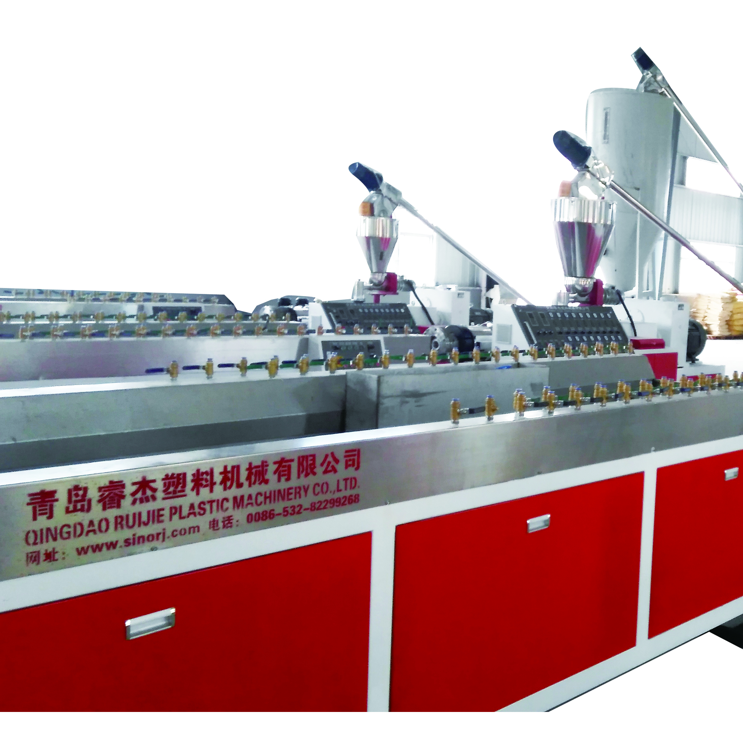 Машина для производства профиля дверной рамы из ПВХ/Экструзионная линия профиля из ДПК