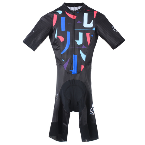 short sleeve cycling skinsuit