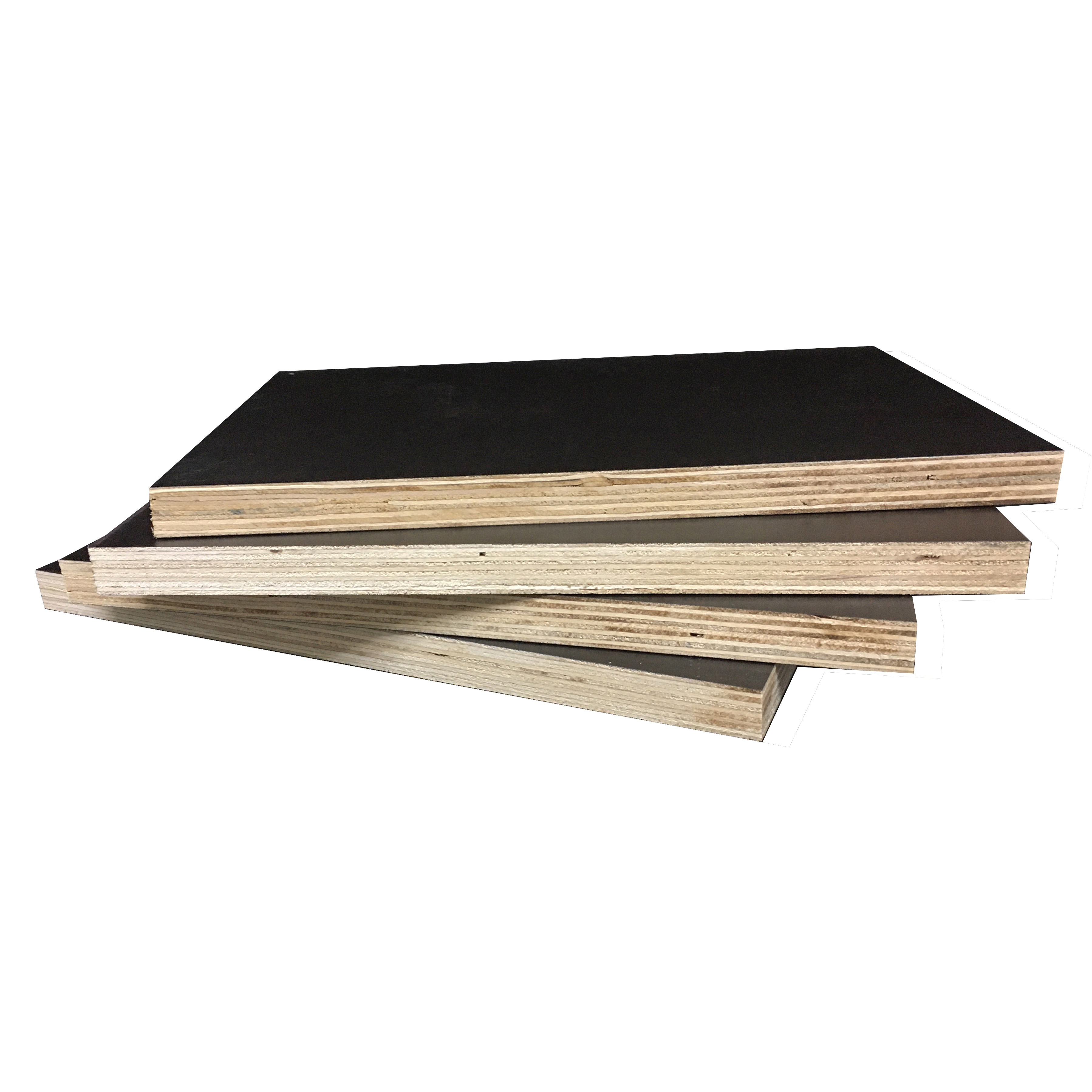 Black laminated plywood