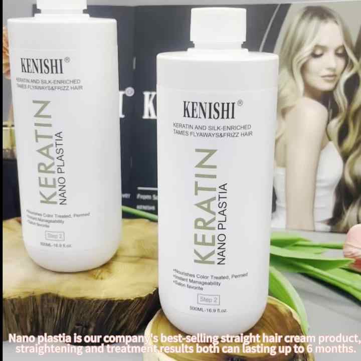 KENISHI Organic Vegan Keratin Hair Treatment Set - Smoothing