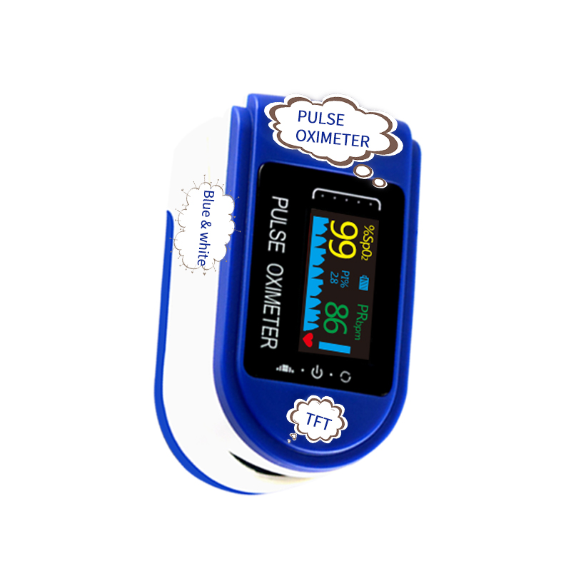 Цифровой измеритель уровня кислорода в крови, прибор для измерения пульса и оксиметром на палец