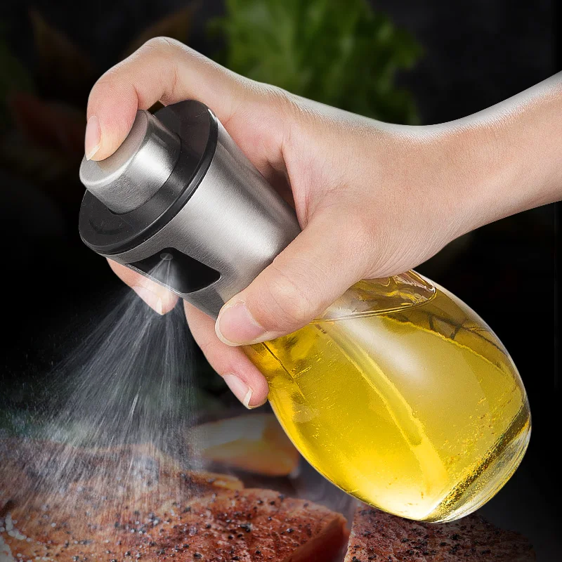 oil pump can pot barbecue spray bottle glass oil can