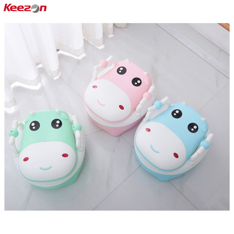 Мультяшное портативное детское дорожное полиуретановое пластиковое Горшечное сиденье для унитаза