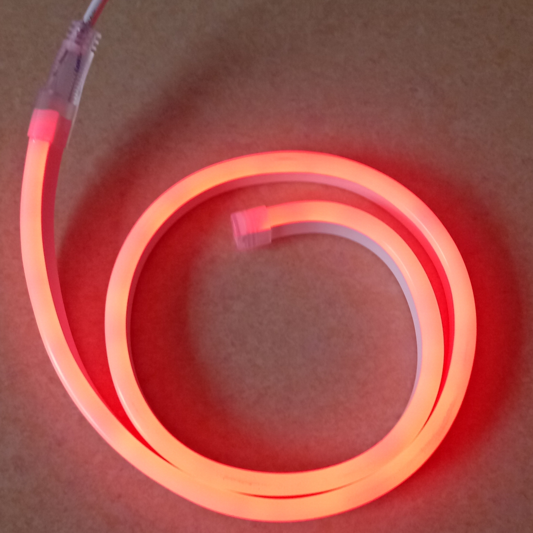 Неоновая лента Neon flexible strip Light красный