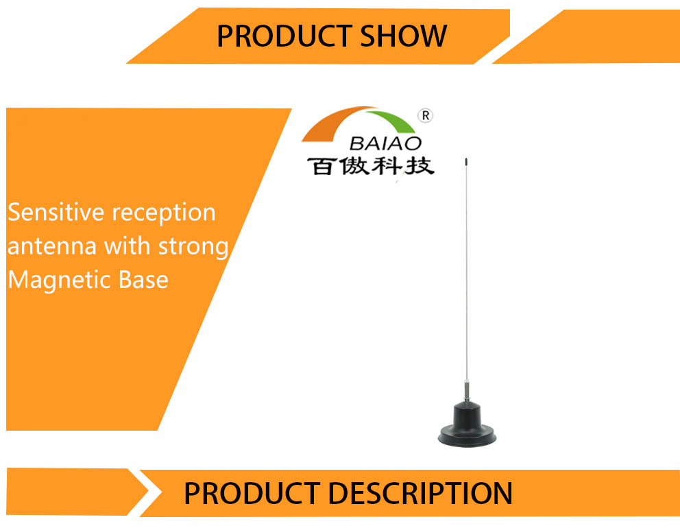 Magnetic Base Omnidirectional 26 - 28MHz CB Car Radio Antenna