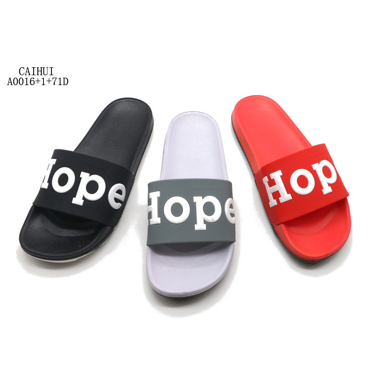 Женские и мужские сандалии-шлепанцы унисекс из искусственной кожи с принтом логотипа под заказ; сандалии-шлепанцы с ПВХ Подошвой с логотипом под заказ; черные шлепанцы с принтом логотипа под заказ