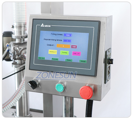 ZONESUN ZS-YT6T-6P Máquina de llenado de bomba de pistón de líquido viscoso/pasta neumática 